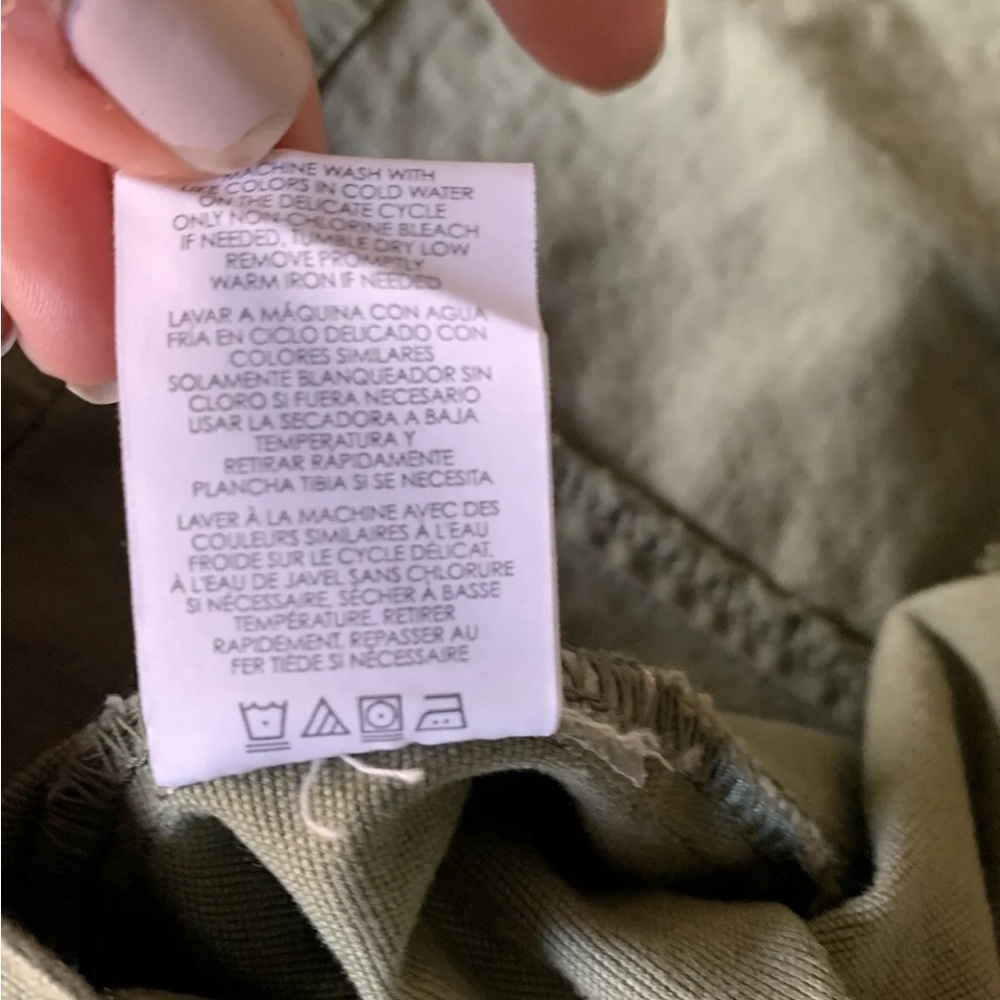 ▶️ Cabi Womens Explorer Military Vest Small 5101 Olive Green Full Zip Utility - Picture 7 of 9